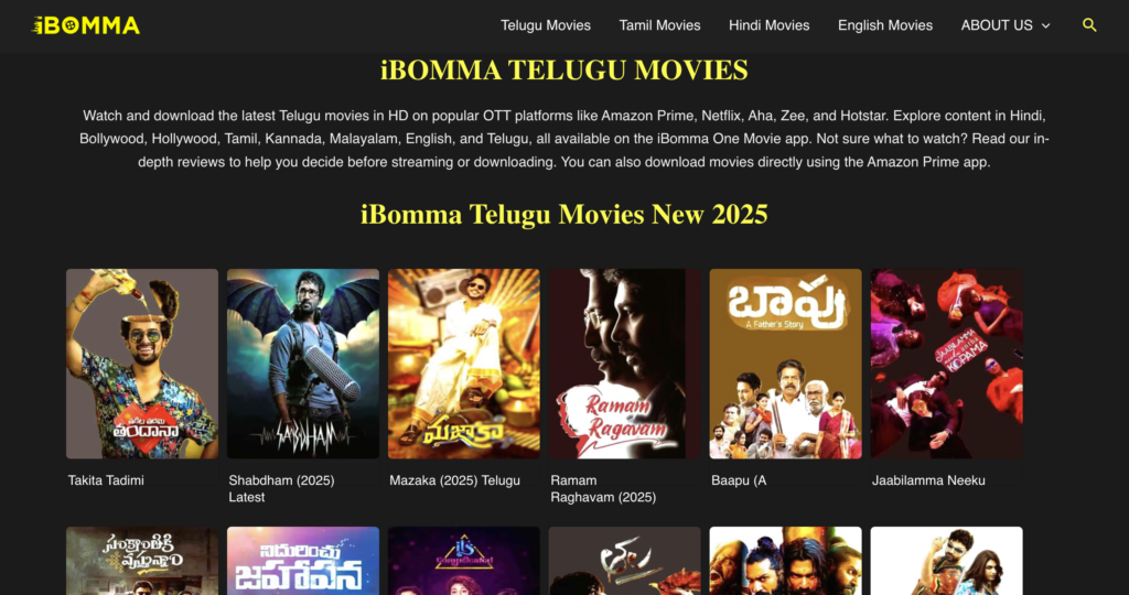 iBOMMA TELUGU MOVIES